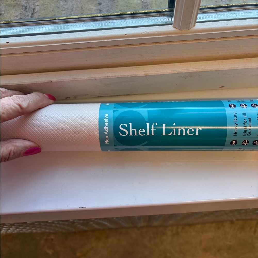 Non-Adhesive Shelf Liner - White